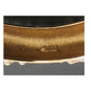 Vintage 70s Jomaz Bracelet Joseph Mazer Sculptural Brutalist Two Tone Gilt Clamper Bangle