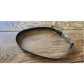 Vintage Gucci Y2K Belt GG Logo Chrome Buckle Tom Ford 2000s Era Brown Leather S