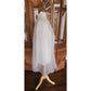 Vintage 1990s Sheer White Jacket White Organza Victoria March Chicago Designer