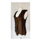 Vintage 2000s Oscar de la Renta Blouse Chiffon Silk Brown Top Ruffles NWT
