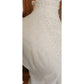 Antique Edwardian Blouse Embroidered White Cotton Lace High Neckline