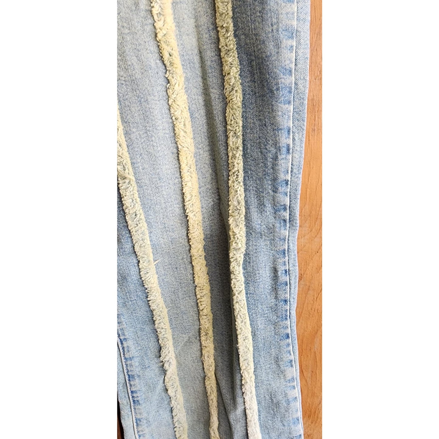 Y2K does 70s Low Rise Blue Jeans Corset Lace Front NWT by Paco