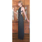 Vintage 70s Donald Brooks Eveing Dress Black Silk Jersey Halter Maxi Gown