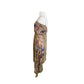 Vintage Vintage 1970s Gianni Versace Dress Silk Parrot Print Handkerchief Hem Slip Style Small