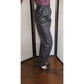 Vintage 80s Black Leather Pants Pleated High Waisted / M