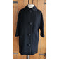 Vintage 60s Black Coat Large Buttons Lenari Designs