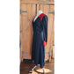 Vintage 70s Black & Red Dress 40s Retro Style