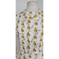Vintage 60s Dress Set Gold Pocket Watch Clock Print