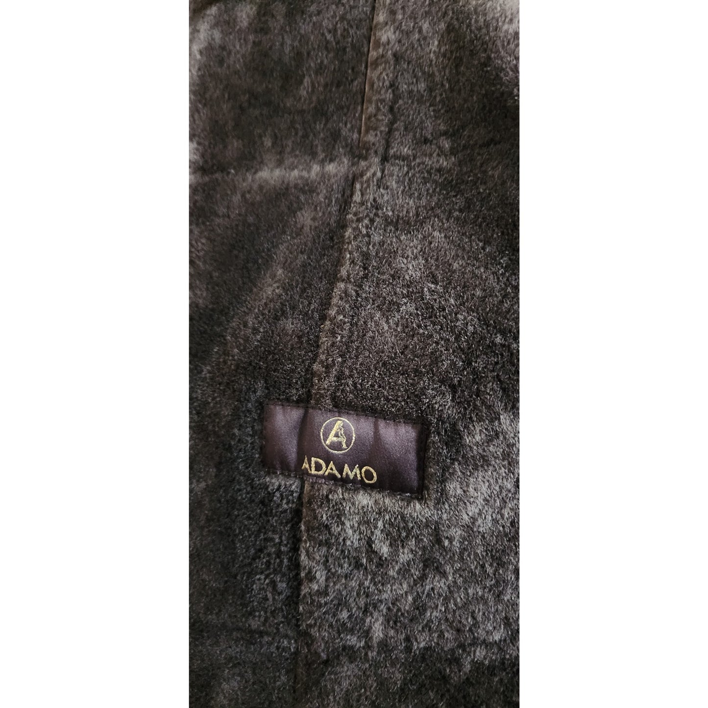 Vintage 2000s Brown Leather Parka Coat w/Fur Lined Hood & Shearling Liner Fitted S