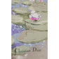 Vintage Dior Silk Print Scarf Monet Water Lilies Giverny