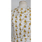 Vintage 60s Clocks Novelty Print Dress + Jacket Set Gold Pocket Watch
