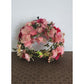 Vintage 50s Floral Hat Pink Red Hat-Nip