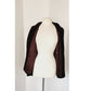 Vintage 2000s Eileen Fisher Blazer Goat Suede Chocolate Brown Open Front Jacket