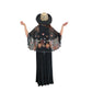 Vintage 1970s Janice Wainwright Maxi Dress Embroidered Butterfly Sleeves w/Capelet