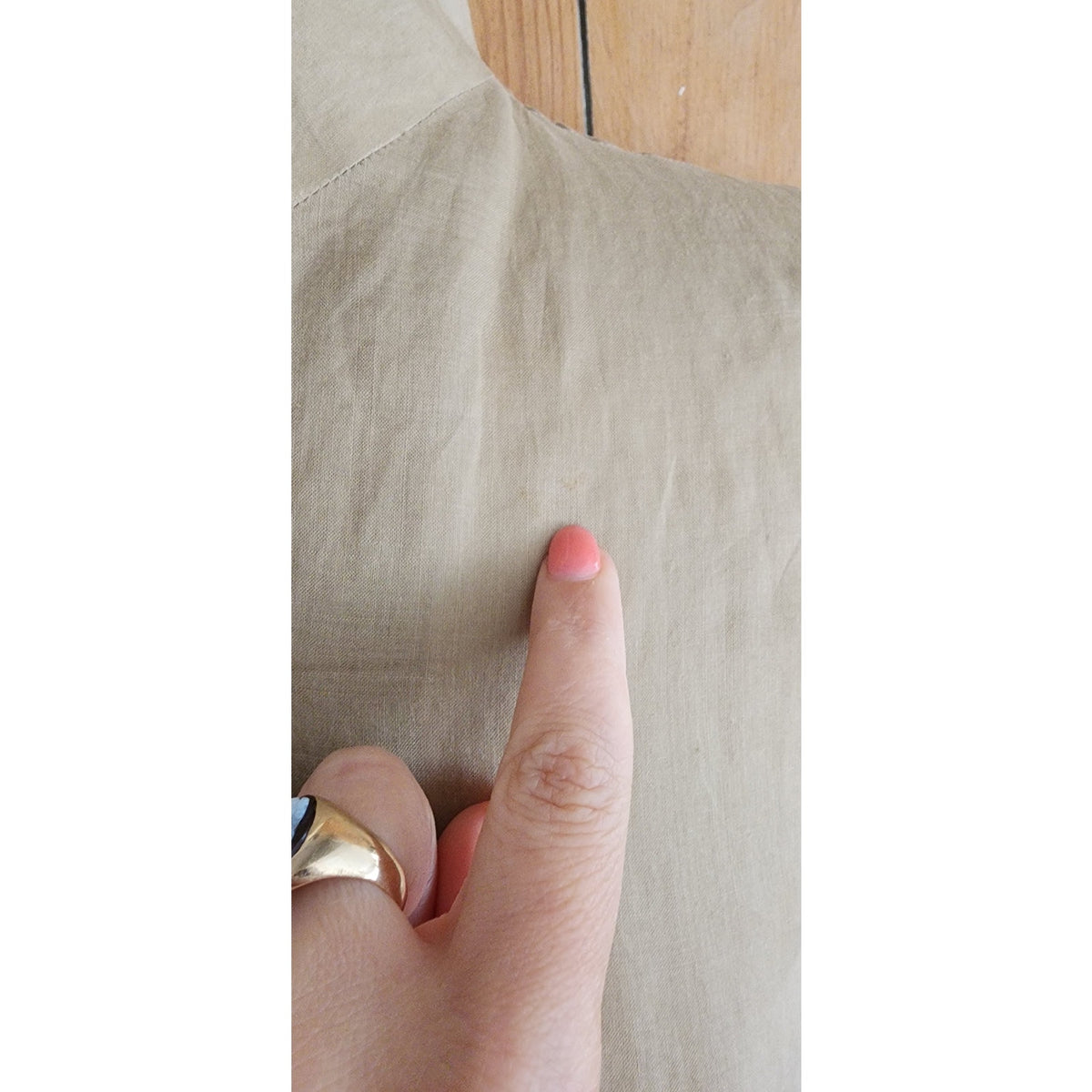 Vintage 90s Jil Sander Pant Suit Beige Ramie Nehru Jacket + Slacks