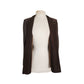 ARMANI COLLEZIONI 2008 Blazer in Brown and Cream Check Wool Jacket / L