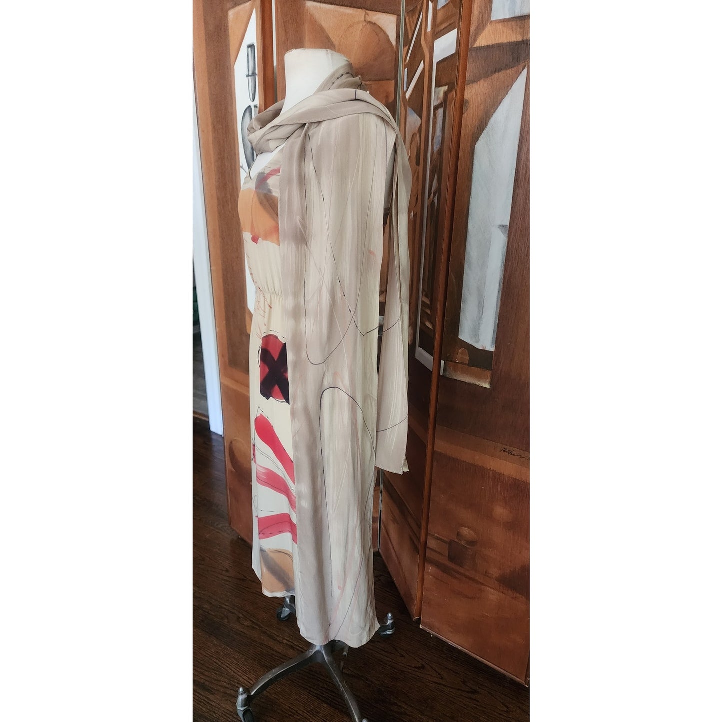 Vintage Silkprint Summer Dress by Nicole Ltd.