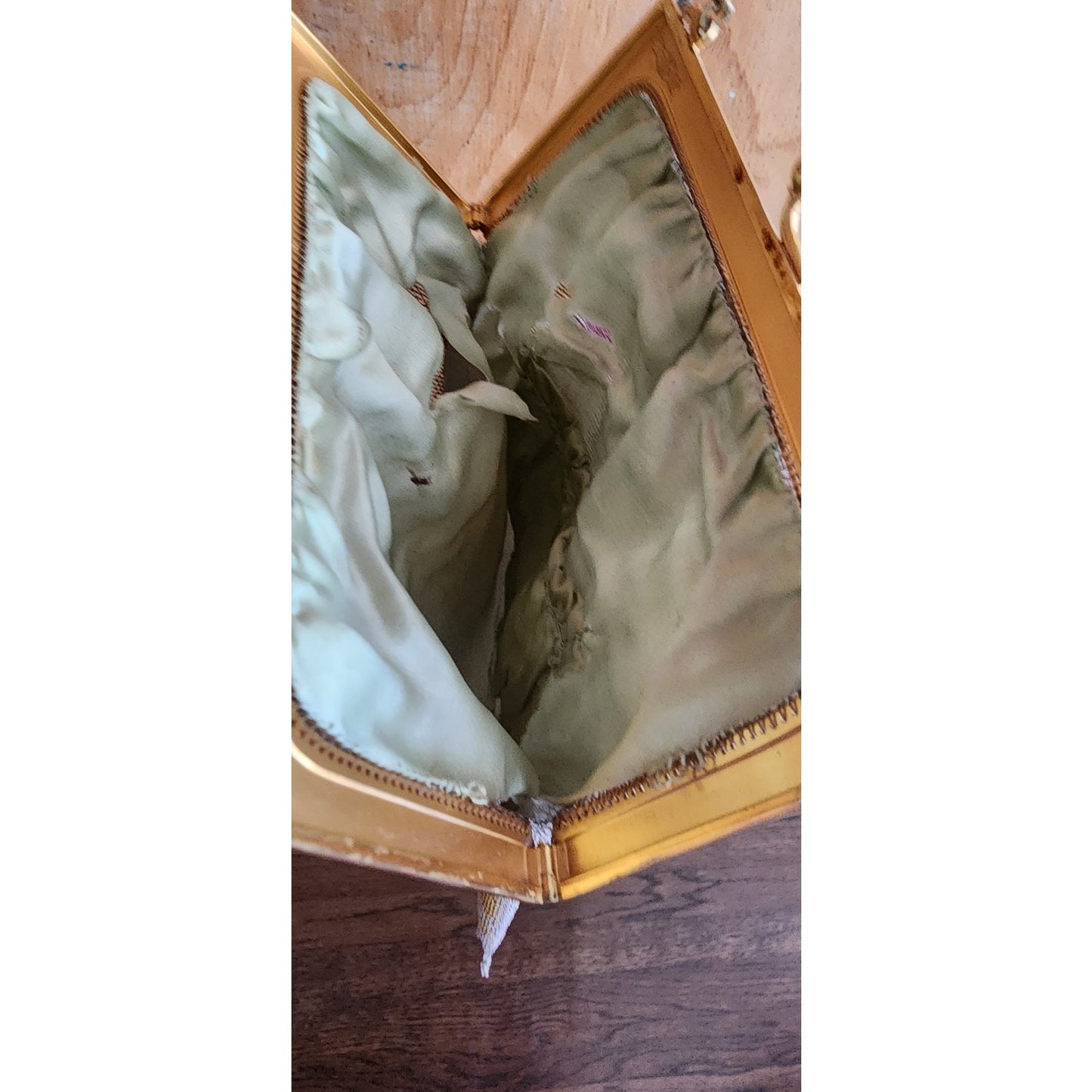 Antique Handbag Watercolor Mesh Edwardian Whiting Davis