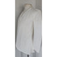 Vintage 90s GIORGIO ARMANI BLACK LABEL Jacket White Linen Blazer / Medium