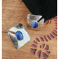 Vintage 80s FLORELLE Necklace Earring Set Sterling Silver & Blue Sodalite