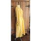 Vintage 70s Yellow Trench Coat Double Breasted Raincoat / S