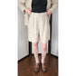 Vintage 80s Calvin Klein Shorts + Blazer Suit Set Beige Linen