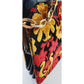 Vintage 60s Tapestry Weave Bag Burgundy Red Yellow Floral Brocade