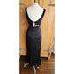 Vintage 90s Nicole Miller Evening Dress Black w/Chinese Embroidery