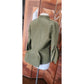 Oscar de la Renta Skirt Suit SS 2008 Green Silk Taffeta Peplum Blazer Bell Cuffs