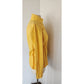 Vintage Yellow Shirt Button Down by Philosophy Alberta Ferretti w/ Crochet Trim Small