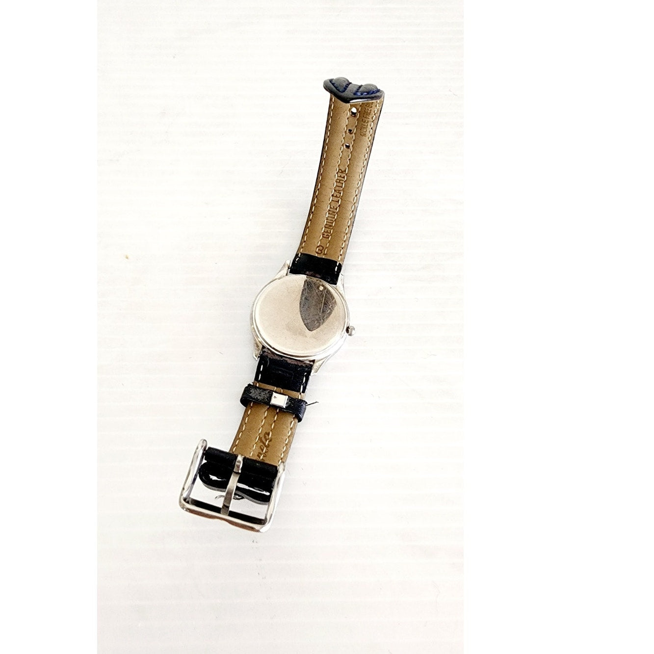 Vintage Mens Jewish Watch Altneu Hebrew Runs Backwards