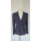 Vintage 1990s Armani Blazer Navy Blue Wool Black Label Borgonuovo / S