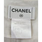 Chanel 2006 White Pleated Blouse Sleeveless Cotton Silk / M