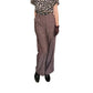 Vintage 1990s Sonia Rykiel Pants Brown Wool Tweed Flares Trousers Slacks Size 42