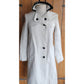 Vintage 60s Mod Coat Boots Hat Ensemble White Vinyl Jean Louis Paris AS IS