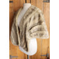 Vintage 1950s Silver Mink Fur Wrap Stole by Hoffman-Morton