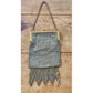 Antique Evening Bag Steel Beads Purse Art Nouveau France AS IS