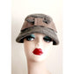 Vintage 60s Gray Hat Flapper Style Cloche Melosoie