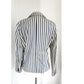 Vintage 90s Emporio Armani Blazer Gray Stripe / M