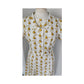 Vintage 60s Dress Set Gold Pocket Watch Clock Print