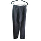 Vintage 90s ISAAC MIZRAHI Pants Black Textured Cotton High Waist 28 Made in USA Small