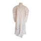 Vintage 80s Ceegee Sue Wong White Cotton Lace Dress Festival Boho Victorian Puff Sleeve