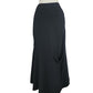 Vintage 90s Black Skirt Avant Garde Pockets by Lilith France