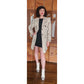 Vintage 80s Animal Print Jacket Short Trench Zebra Coat Baxis