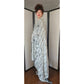 Vintage 2000s Armani Silk Wrap Oversized Striped Shawl Scarf NWT