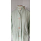 Vintage 80s Coat Pale Light Green Button Down by Triangle