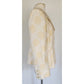 Vintage Armani Collezioni Blazer Cream Gold Print Flax Silk Print / L