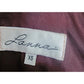 Vintage 1980s Brown Leather Jacket + Pants Suit Lanna Medium
