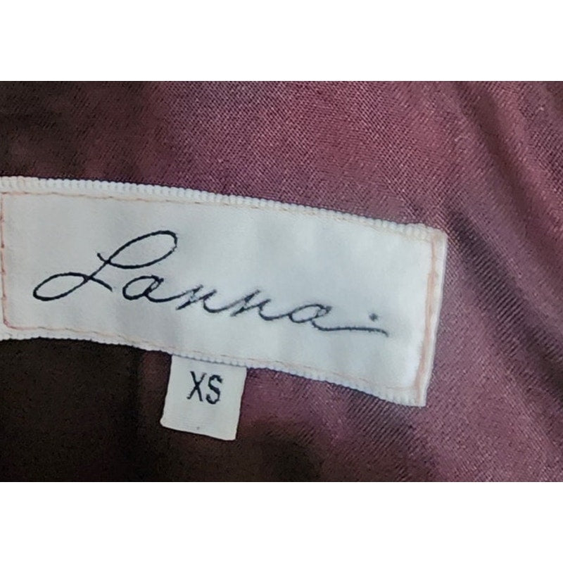 Vintage 1980s Brown Leather Jacket + Pants Suit Lanna Medium