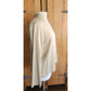 Vintage 90s Eileen Fisher Blouse Beige Silk Long Sleeves